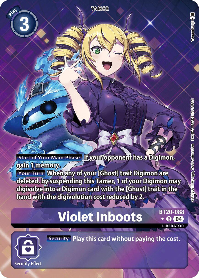 Violet Inboots [BT20-088] - BT20-088 (Alternate Art) [Release Special Booster Ver.2.5] - Destination Retro