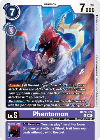 Phantomon [BT20-072] [Release Special Booster Ver.2.5] - Destination Retro