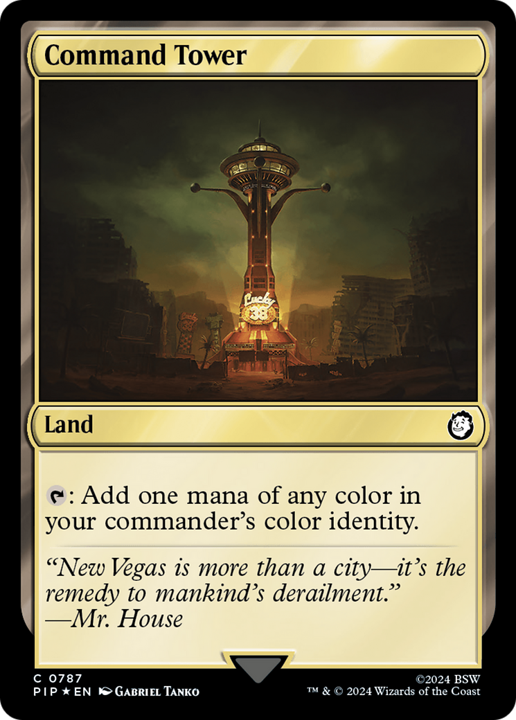 Command Tower (Surge Foil) [Fallout] - Destination Retro