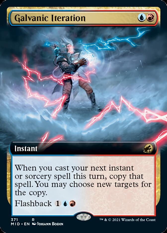 Galvanic Iteration (Extended Art) [Innistrad: Midnight Hunt] - Destination Retro