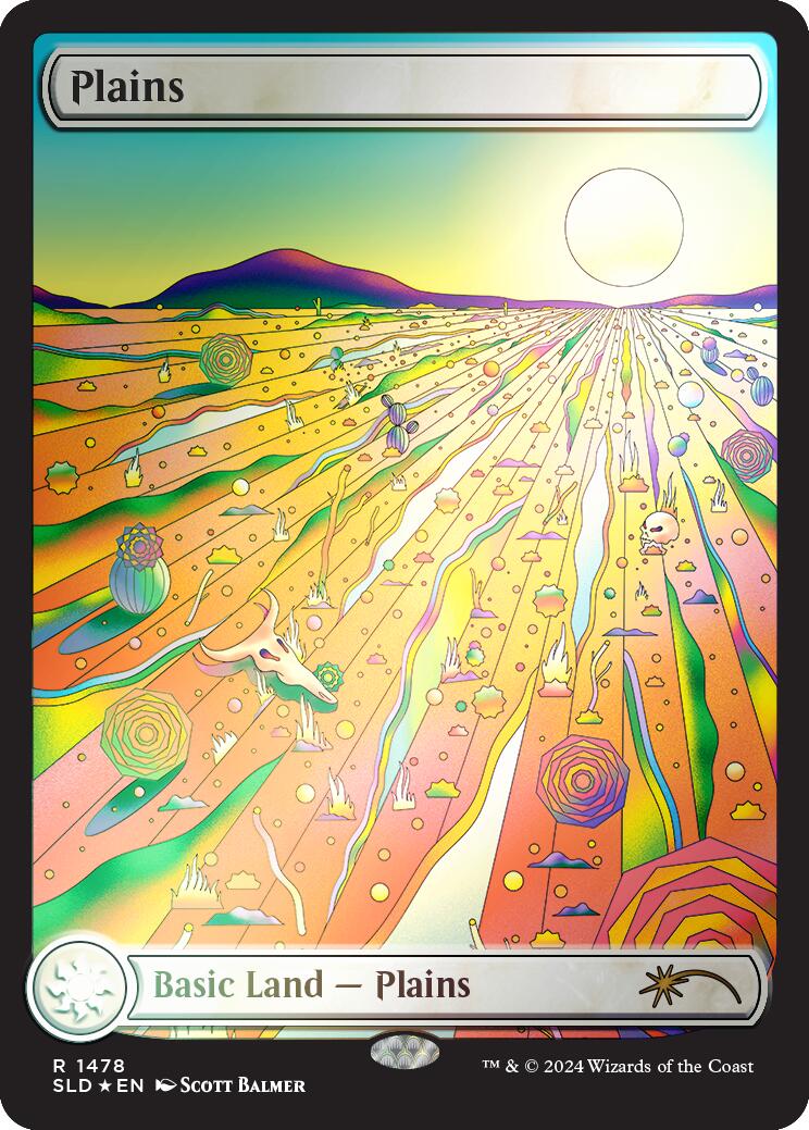 Plains (1478) (Rainbow Foil) [Secret Lair Drop Series] - Destination Retro