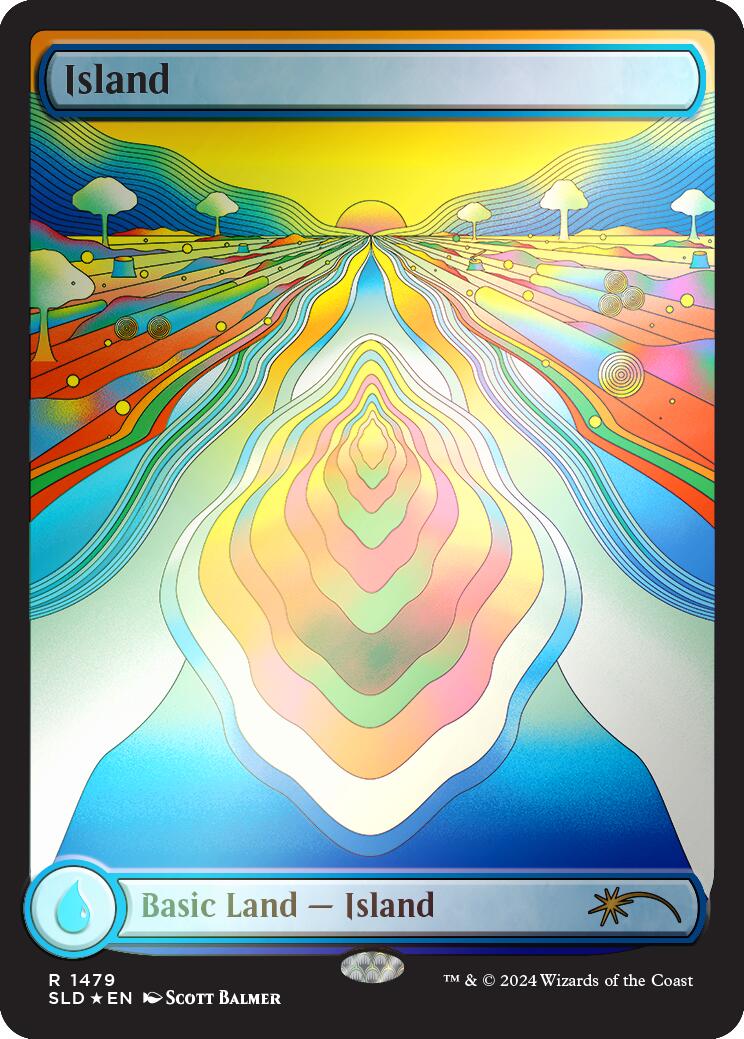 Island (1479) (Rainbow Foil) [Secret Lair Drop Series] - Destination Retro