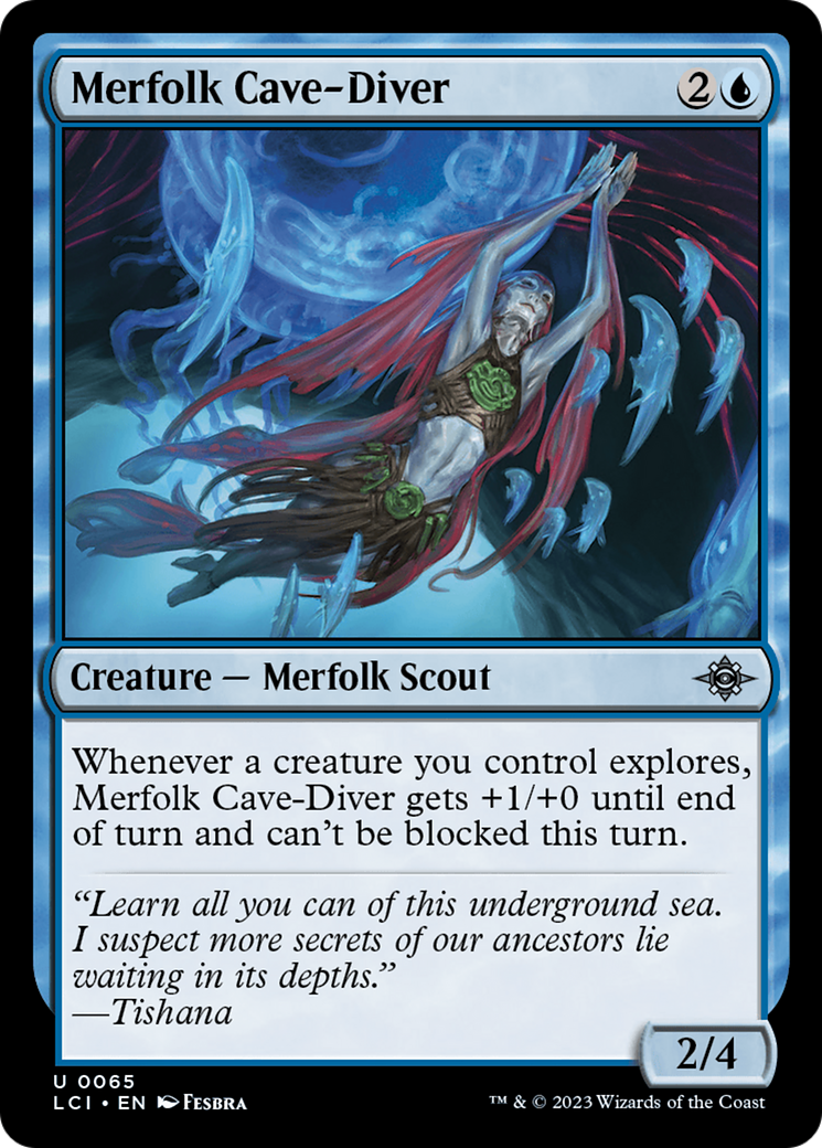 Merfolk Cave-Diver [The Lost Caverns of Ixalan] - Destination Retro