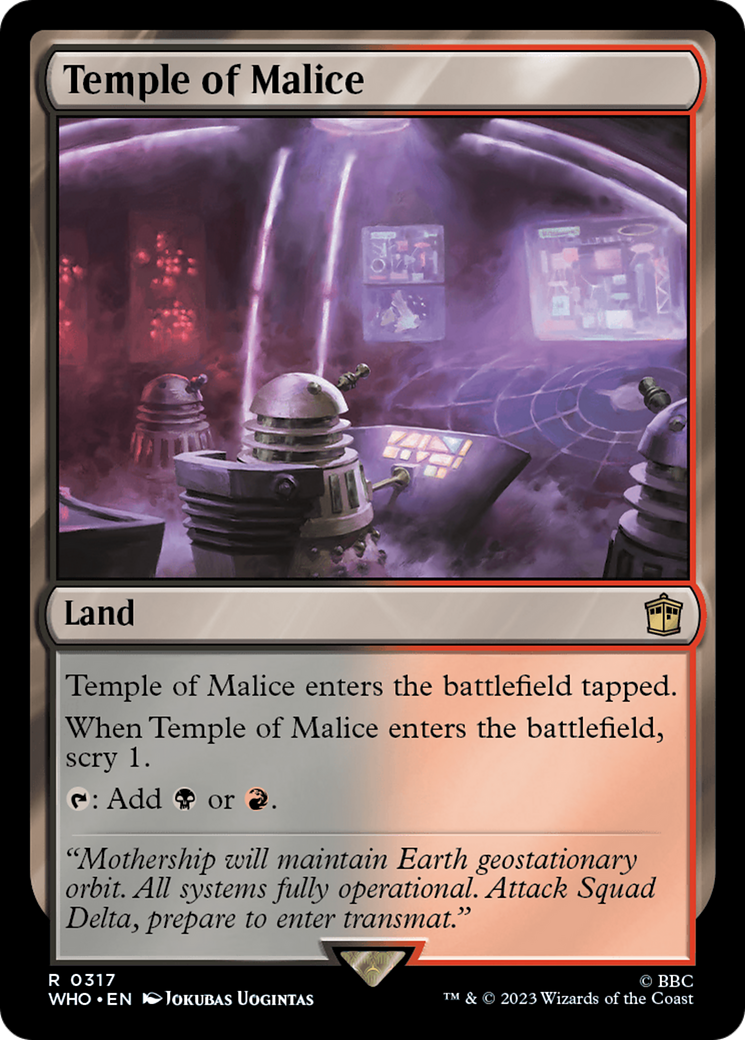 Temple of Malice [Doctor Who] - Destination Retro