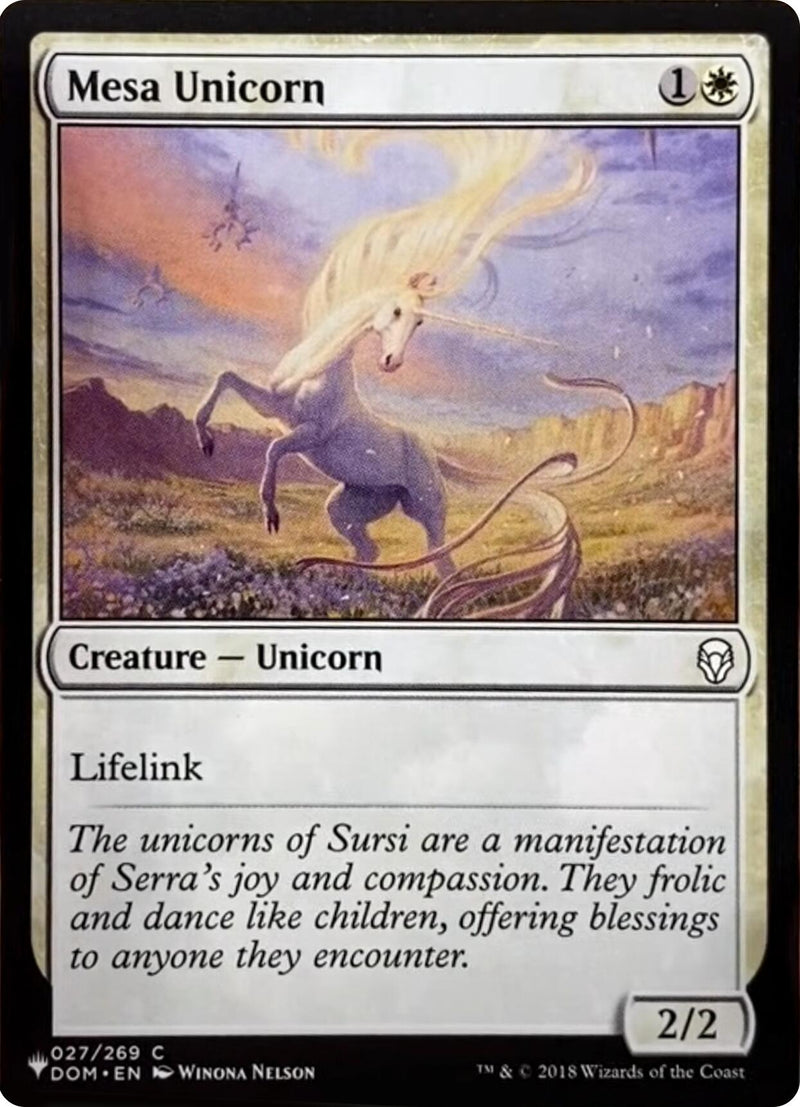 Mesa Unicorn [The List] - Destination Retro