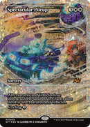 Spectacular Pileup (Showcase Fracture Foil) (Japanese) [Aetherdrift] - Destination Retro