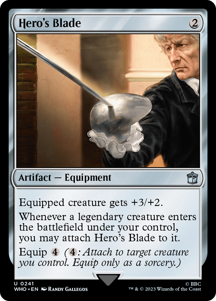 Hero's Blade [Doctor Who] - Destination Retro