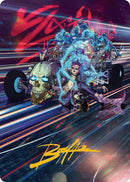 Midnight Mangler Art Card (Gold-Stamped Signature) [Aetherdrift Art Series] - Destination Retro
