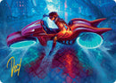 Chandra, Spark Hunter Art Card (Gold-Stamped Signature) [Aetherdrift Art Series] - Destination Retro