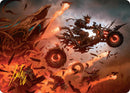 Gastal Blockbuster Art Card (Gold-Stamped Signature) [Aetherdrift Art Series] - Destination Retro