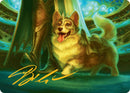 District Mascot Art Card (30/54) (Gold-Stamped Signature) [Aetherdrift Art Series] - Destination Retro