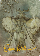 Aatchik, Emerald Radian Art Card (6/54) (Gold-Stamped Signature) [Aetherdrift Art Series] - Destination Retro