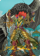 Caradora, Heart of Alacria Art Card (3/54) (Gold-Stamped Signature) [Aetherdrift Art Series] - Destination Retro