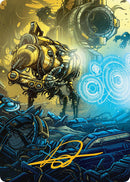 Mendicant Core, Guidelight Art Card (1/54) (Gold-Stamped Signature) [Aetherdrift Art Series] - Destination Retro