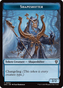 Shapeshifter // Zombie (0003) Double-Sided Token [Aetherdrift Tokens] - Destination Retro
