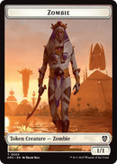 Shapeshifter // Zombie (0003) Double-Sided Token [Aetherdrift Tokens] - Destination Retro