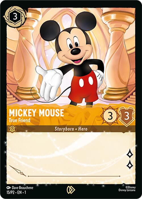 Mickey Mouse - True Friend (15) [Promo Cards] - Destination Retro