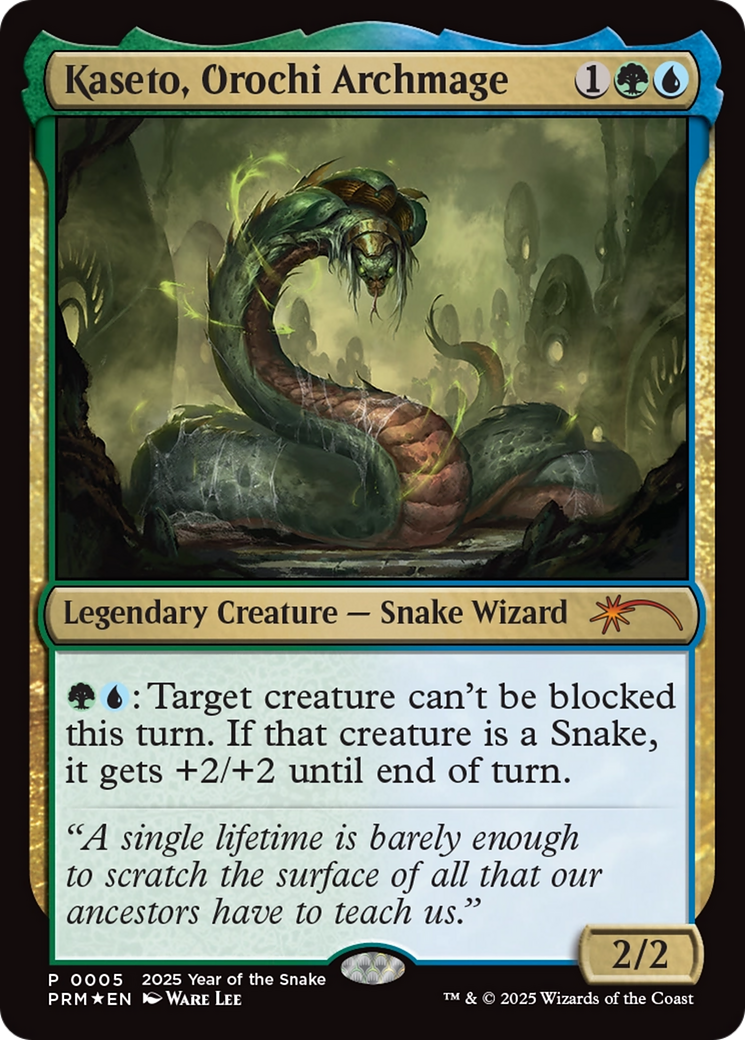 Kaseto, Orochi Archmage (Year of the Snake 2025) [Standard Showdown Promos] - Destination Retro