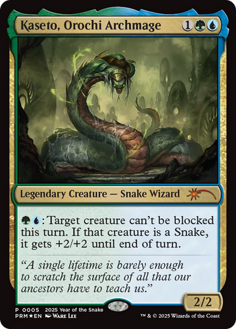 Kaseto, Orochi Archmage (Year of the Snake 2025) [Standard Showdown Promos] - Destination Retro