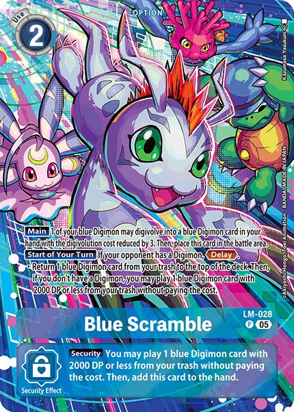 Blue Scramble [LM-028] (Alternate Art) [Starter Deck: Protector of Light] - Destination Retro