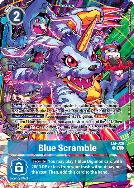 Blue Scramble [LM-028] (Alternate Art) [Starter Deck: Hero of Hope] - Destination Retro