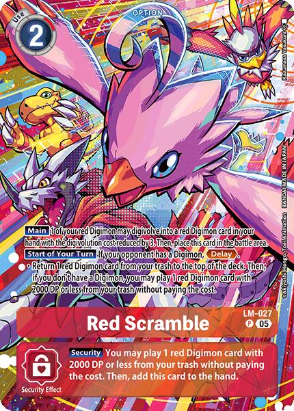 Red Scramble [LM-027] (Alternate Art) [Starter Deck: Hero of Hope] - Destination Retro
