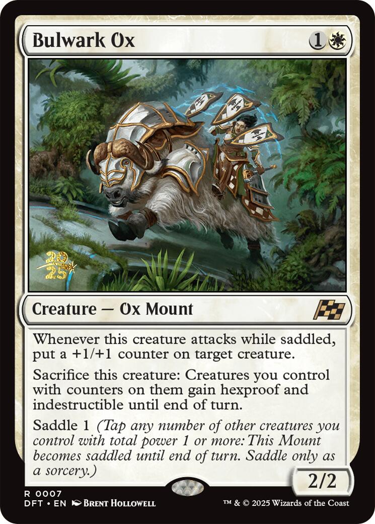 Bulwark Ox [Aetherdrift Prerelease Promos] - Destination Retro