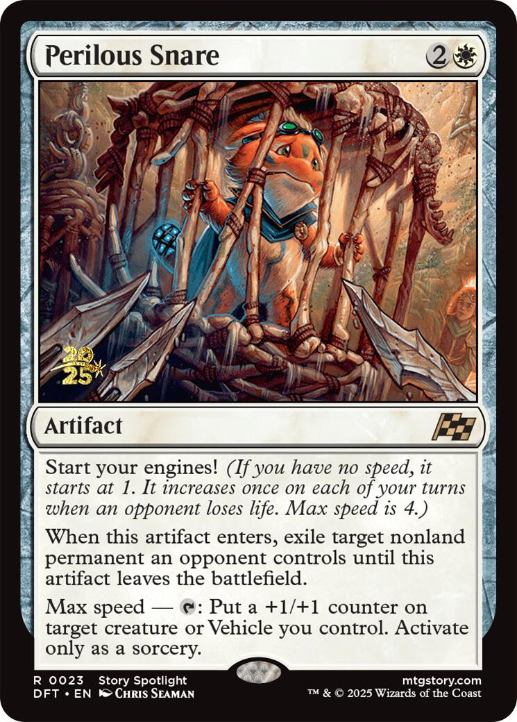Perilous Snare [Aetherdrift Prerelease Promos] - Destination Retro