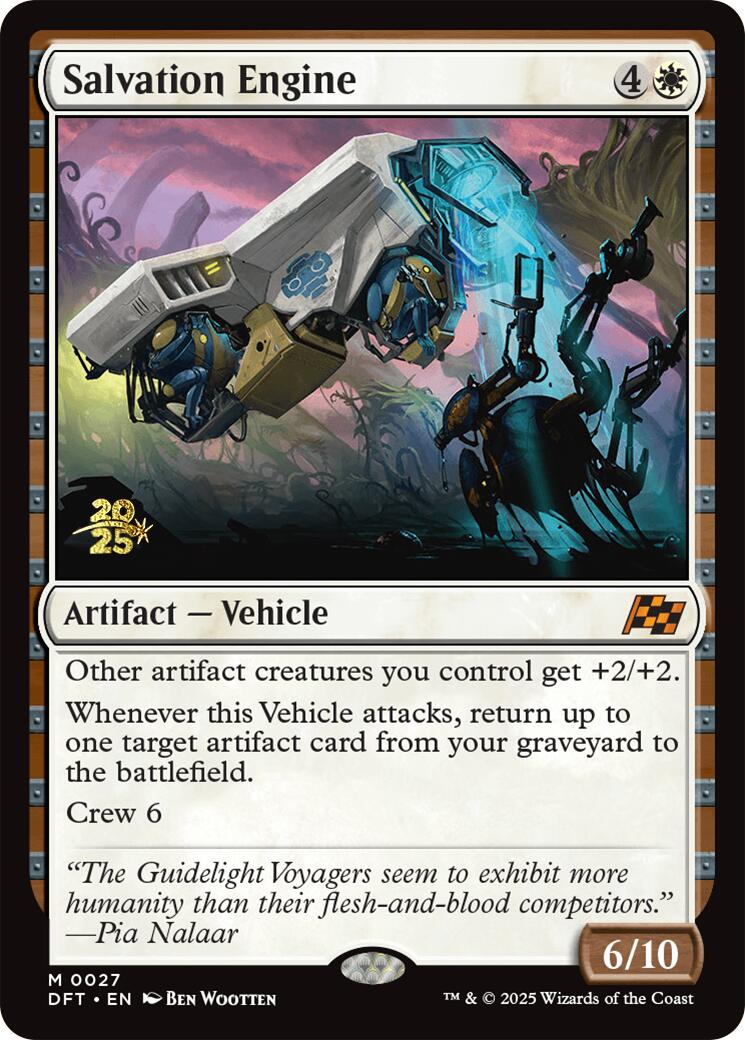 Salvation Engine [Aetherdrift Prerelease Promos] - Destination Retro
