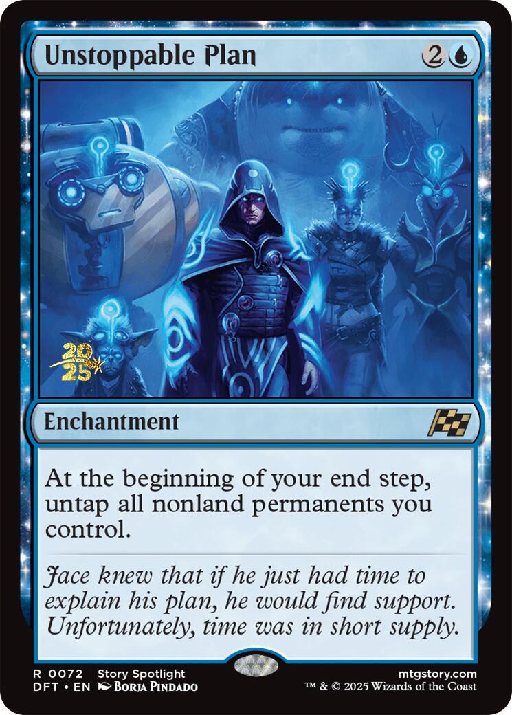 Unstoppable Plan [Aetherdrift Prerelease Promos] - Destination Retro