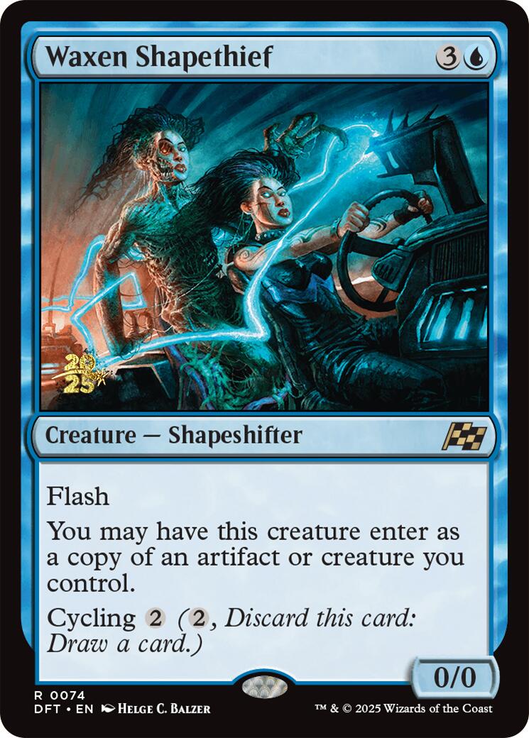 Waxen Shapethief [Aetherdrift Prerelease Promos] - Destination Retro