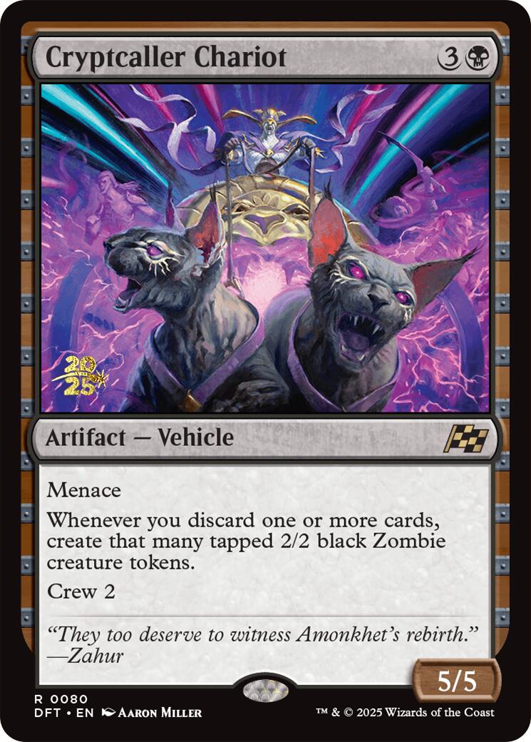 Cryptcaller Chariot [Aetherdrift Prerelease Promos] - Destination Retro
