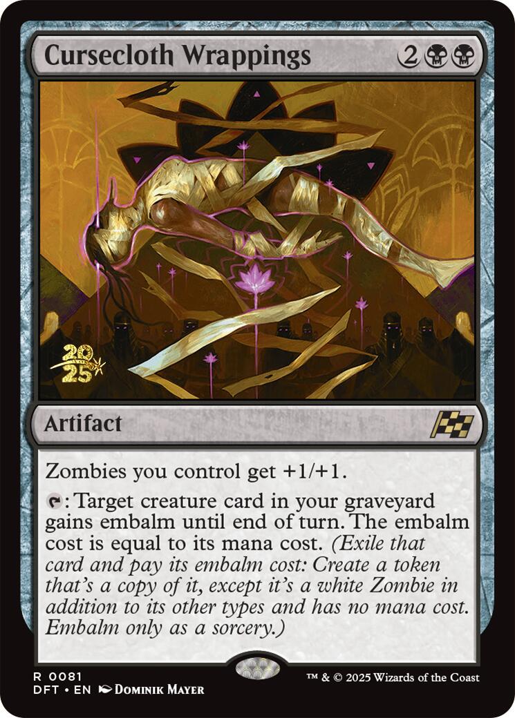 Cursecloth Wrappings [Aetherdrift Prerelease Promos] - Destination Retro