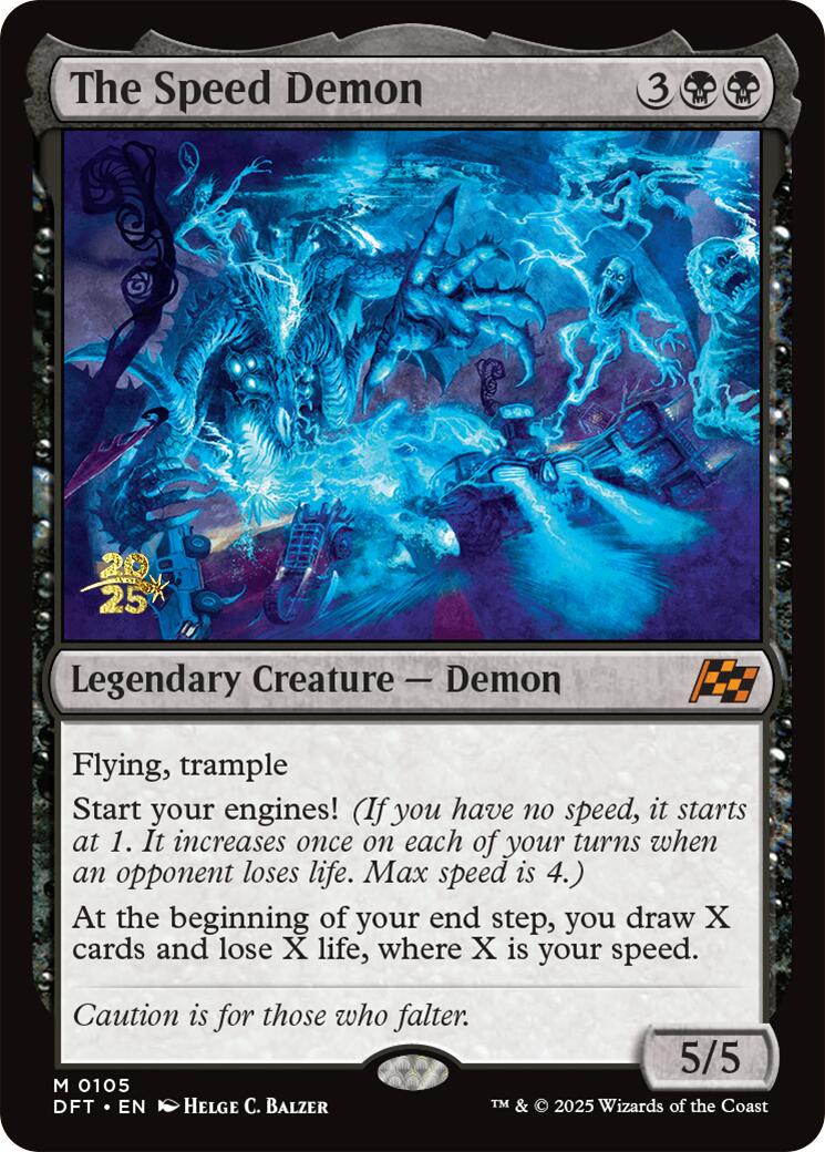 The Speed Demon [Aetherdrift Prerelease Promos] - Destination Retro