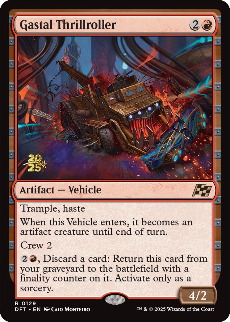 Gastal Thrillroller [Aetherdrift Prerelease Promos] - Destination Retro