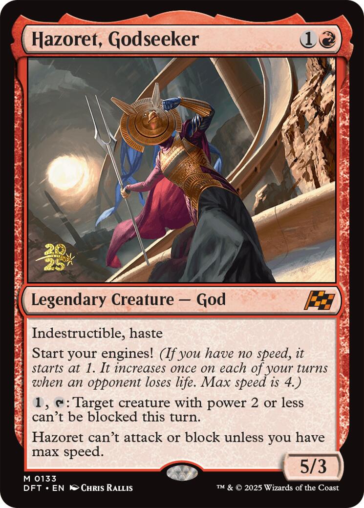 Hazoret, Godseeker [Aetherdrift Prerelease Promos] - Destination Retro