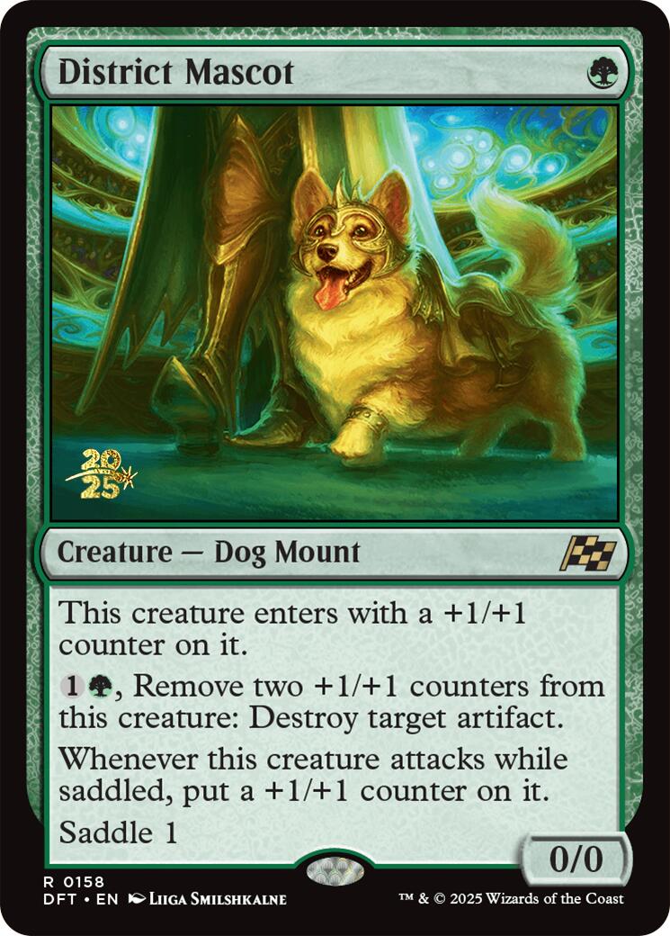 District Mascot [Aetherdrift Prerelease Promos] - Destination Retro
