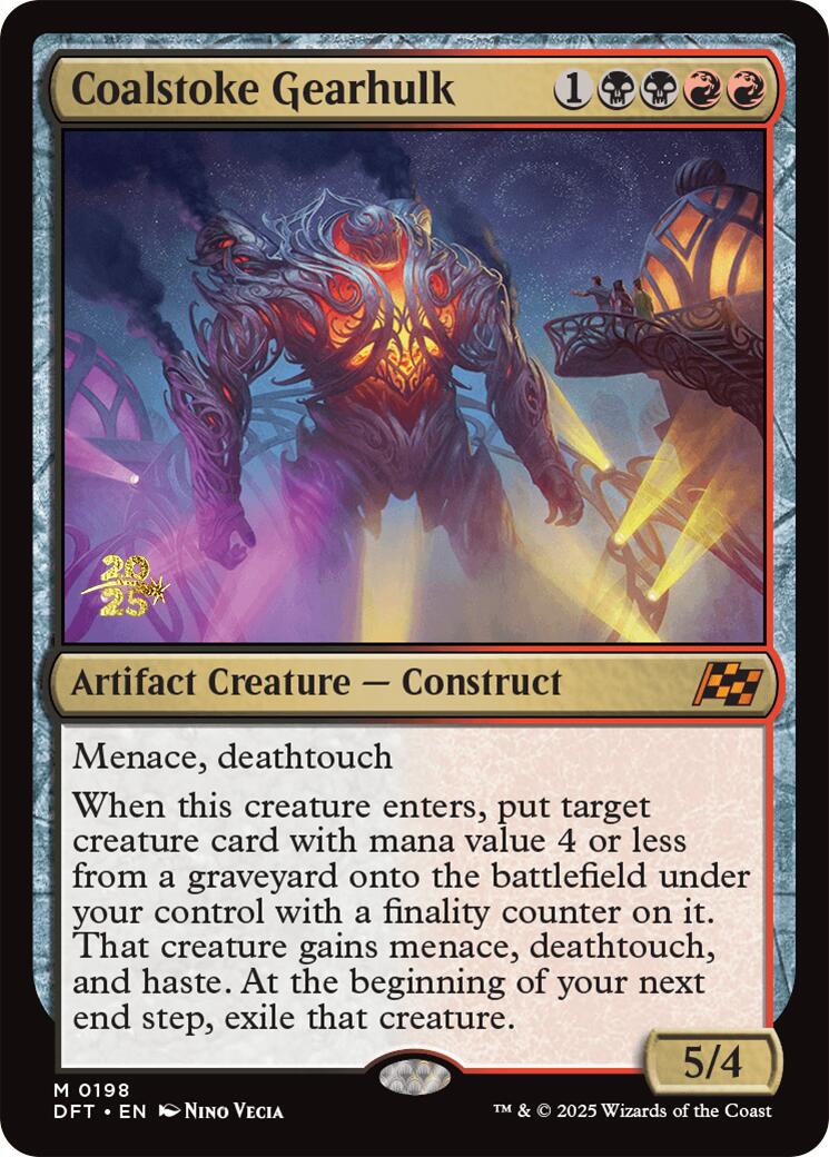 Coalstoke Gearhulk [Aetherdrift Prerelease Promos] - Destination Retro