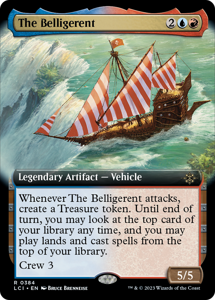 The Belligerent (Extended Art) [The Lost Caverns of Ixalan] - Destination Retro