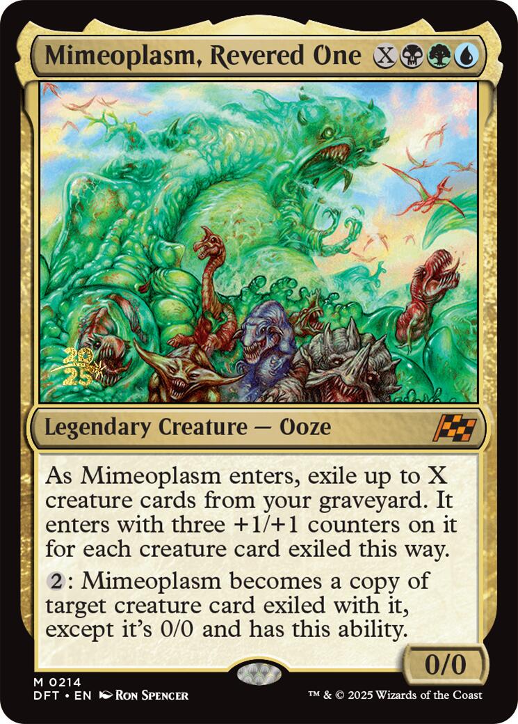 Mimeoplasm, Revered One [Aetherdrift Prerelease Promos] - Destination Retro
