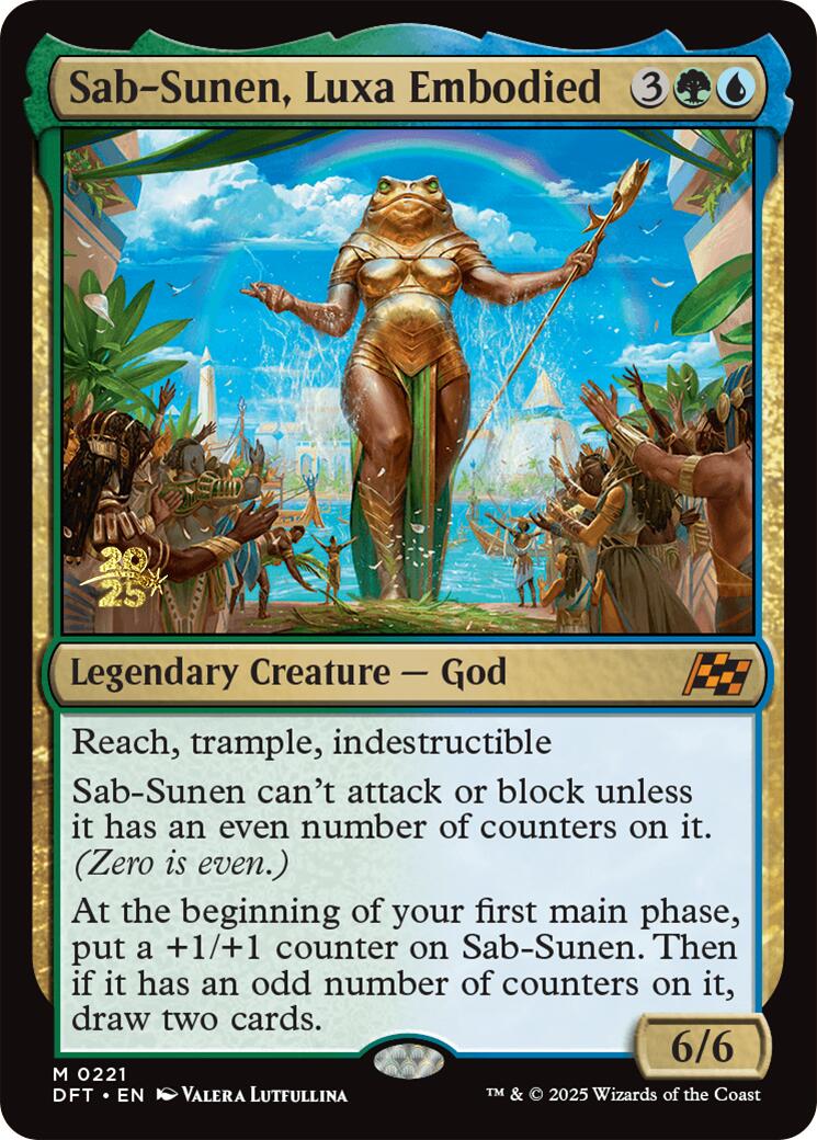 Sab-Sunen, Luxa Embodied [Aetherdrift Prerelease Promos] - Destination Retro
