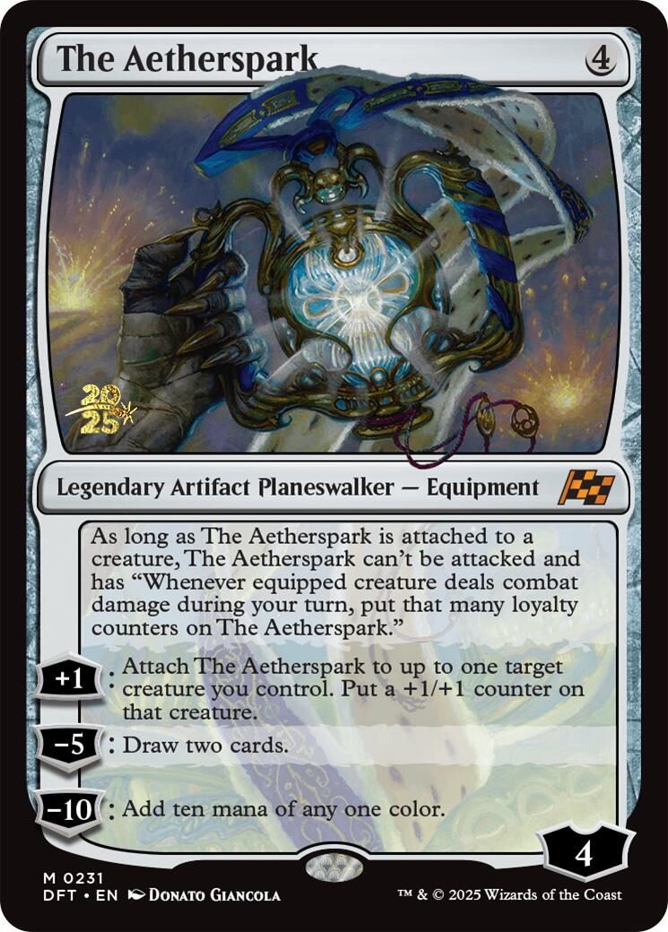 The Aetherspark [Aetherdrift Prerelease Promos] - Destination Retro