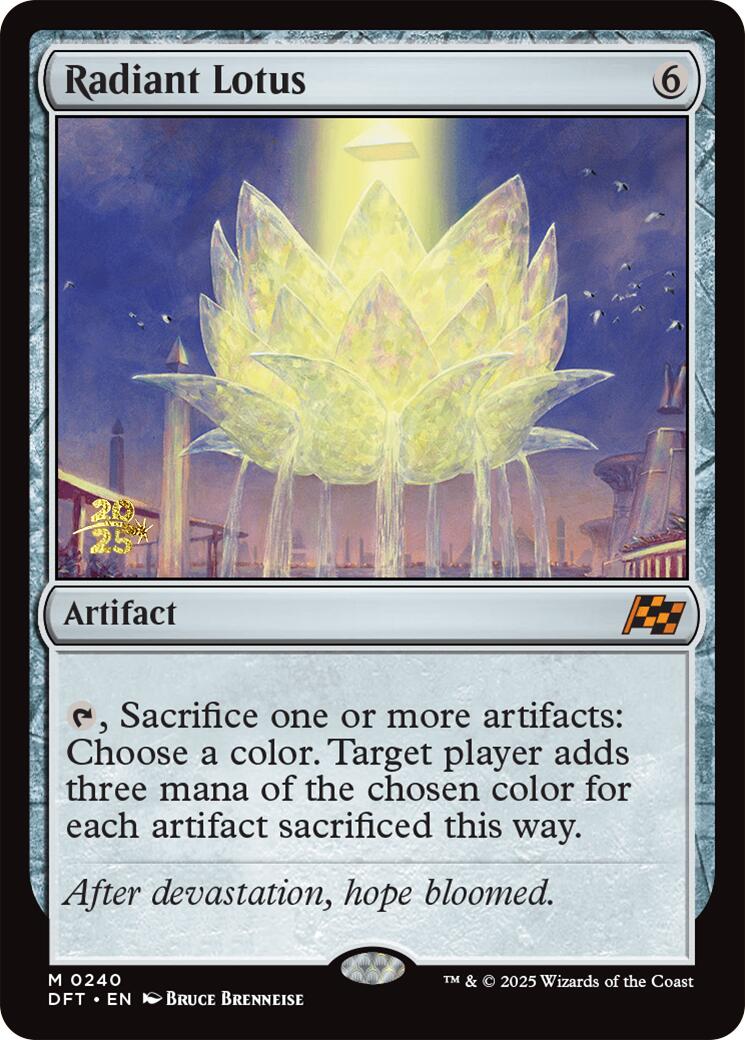 Radiant Lotus [Aetherdrift Prerelease Promos] - Destination Retro