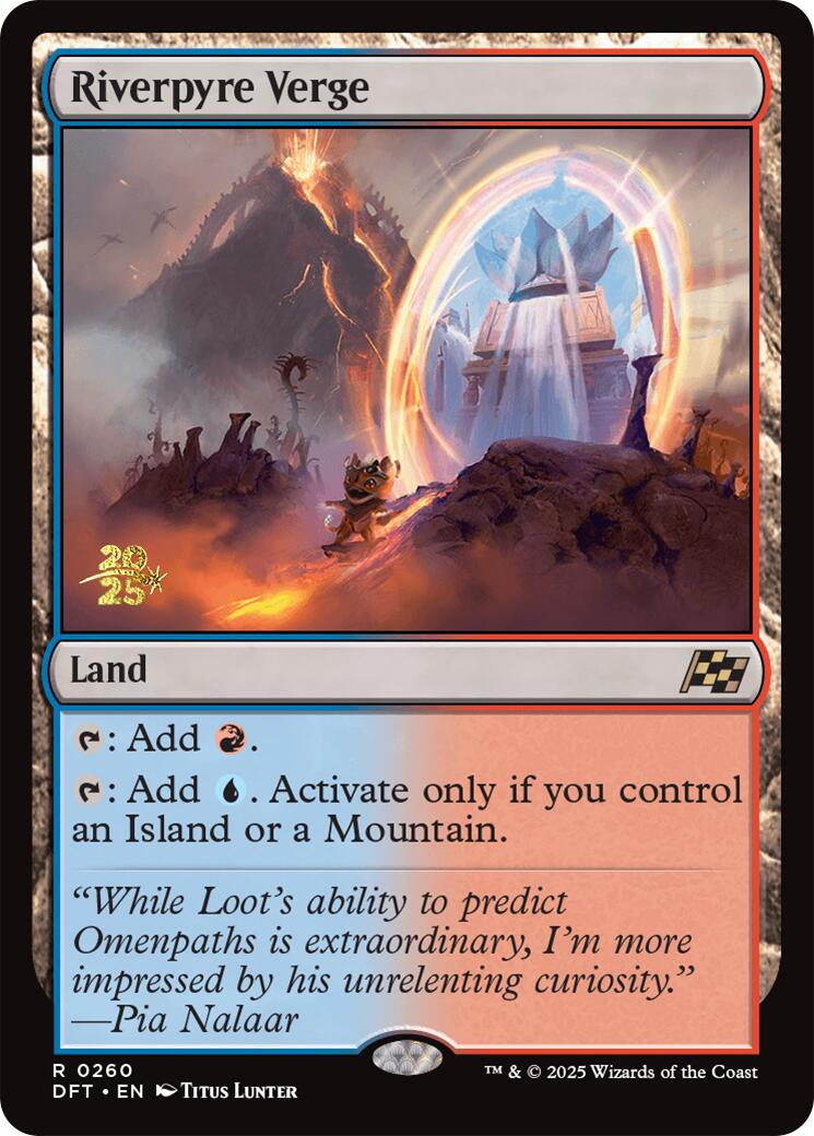 Riverpyre Verge [Aetherdrift Prerelease Promos] - Destination Retro