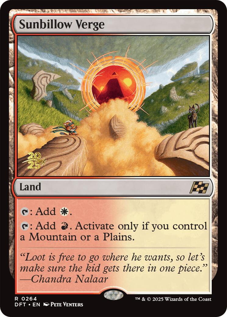 Sunbillow Verge [Aetherdrift Prerelease Promos] - Destination Retro