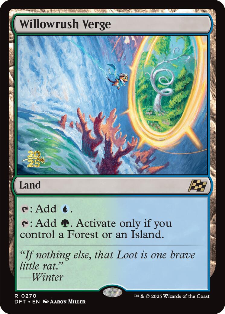 Willowrush Verge [Aetherdrift Prerelease Promos] - Destination Retro