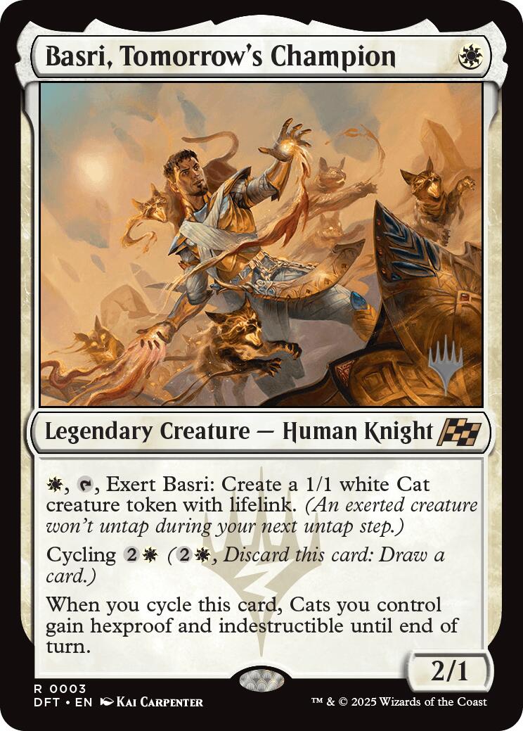 Basri, Tomorrow's Champion (Promo Pack) [Aetherdrift Promos] - Destination Retro