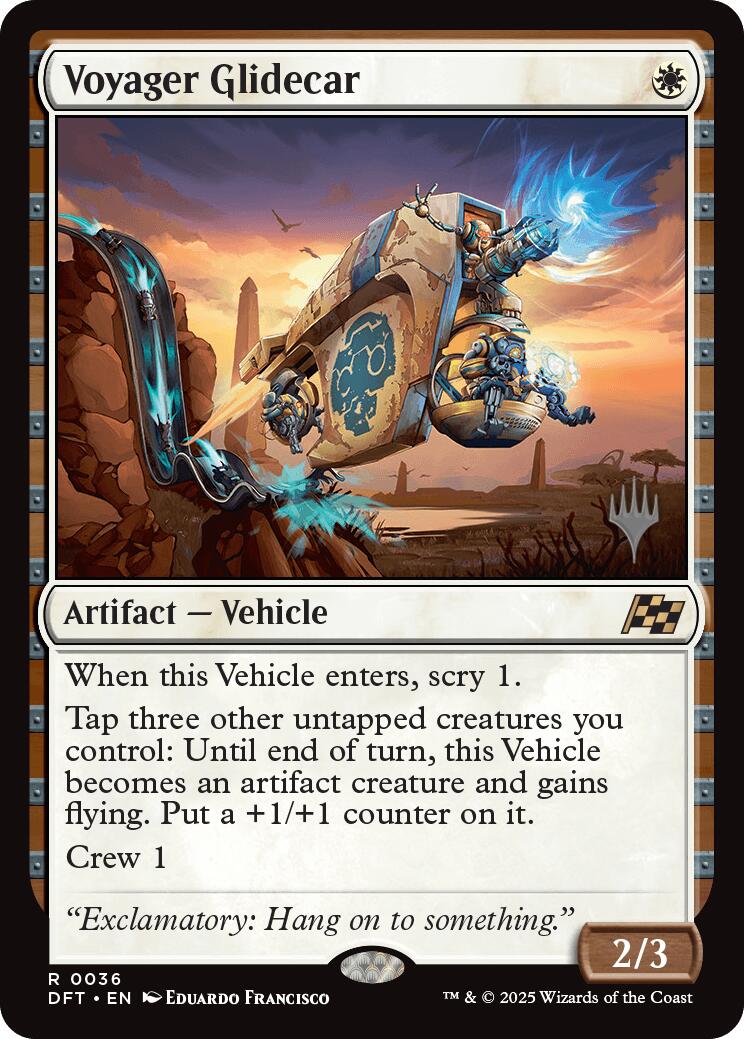 Voyager Glidecar (Promo Pack) [Aetherdrift Promos] - Destination Retro