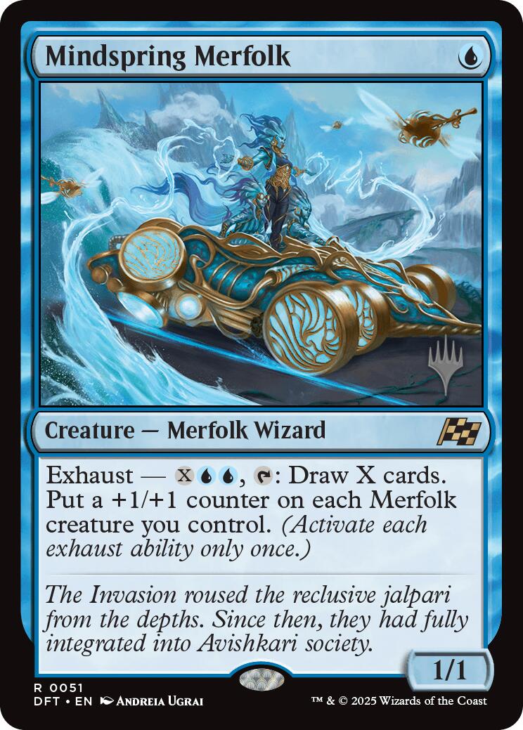 Mindspring Merfolk (Promo Pack) [Aetherdrift Promos] - Destination Retro