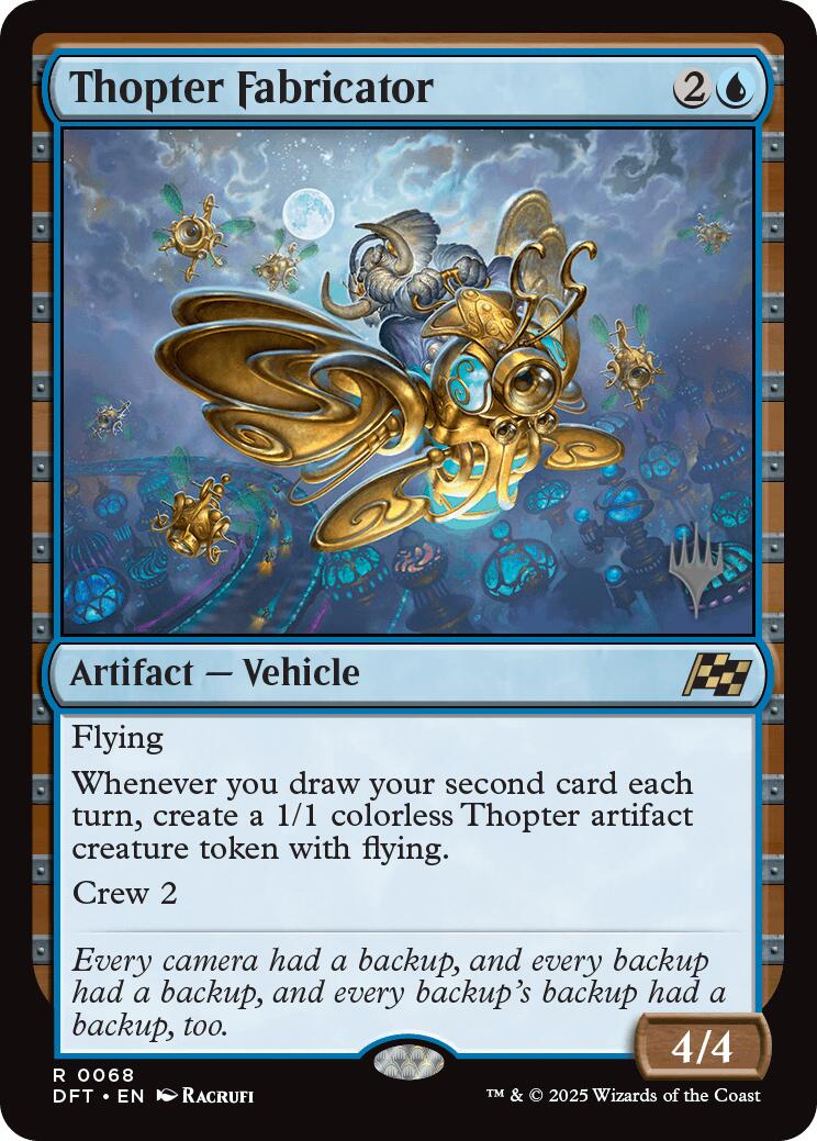Thopter Fabricator (Promo Pack) [Aetherdrift Promos] - Destination Retro